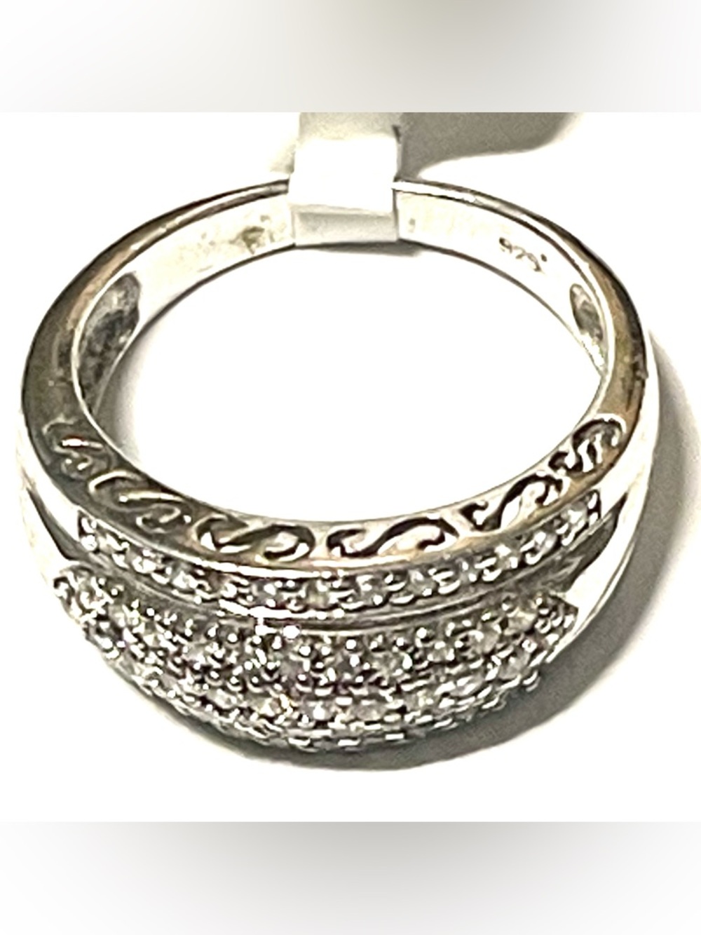 Sterling CZ Ring sz 9